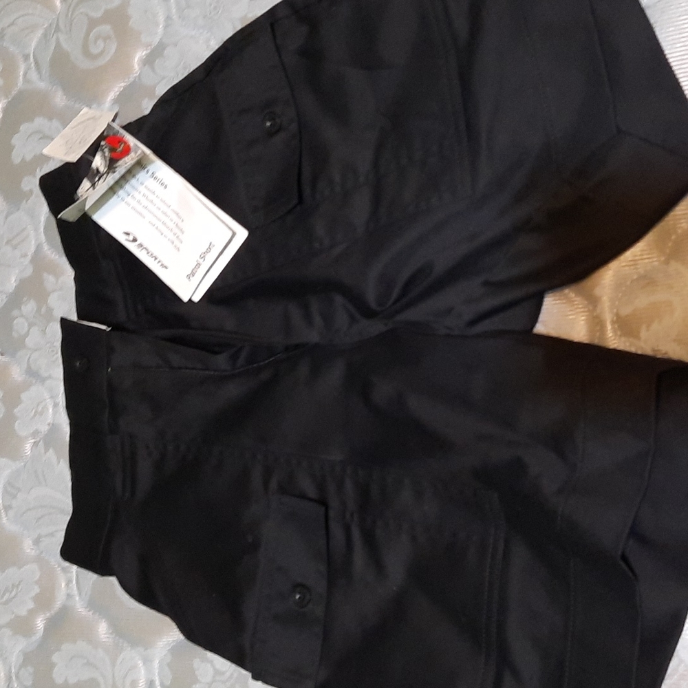 Black Patrol cargo shorts. Sportif USA 0utdoor intelligence.